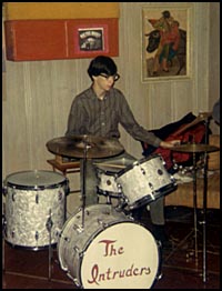 Joey Playing the Drums